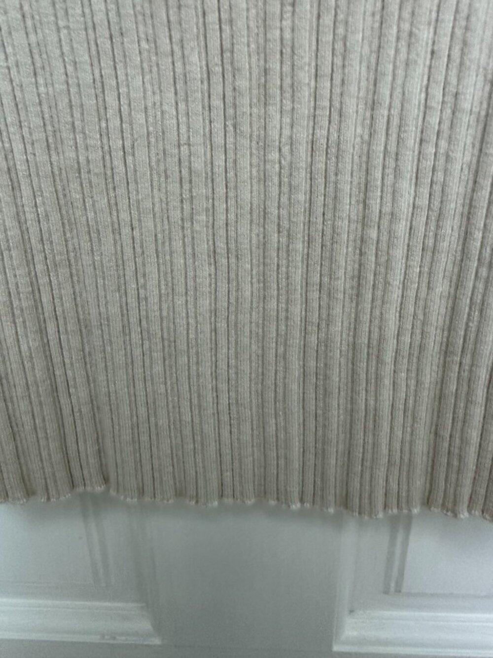 Quince Cotton Cashmere Ribbed Tank - Picture 3 of 4